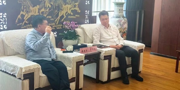 拜訪四川資源集團，共促土地整治發(fā)展